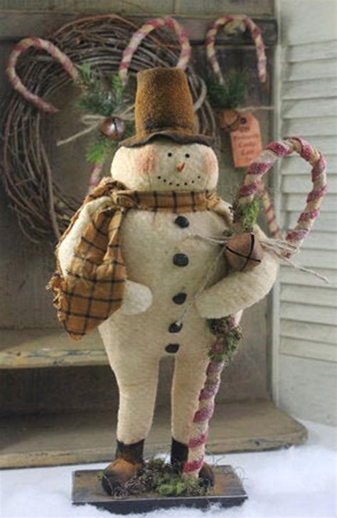 primitive snowman patterns